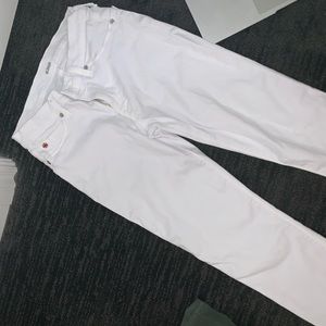 HUDSON WHITE SKINNY JEANS